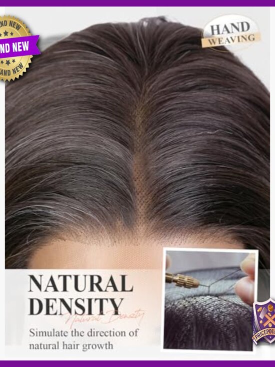 13x6 Lace Front Synthetic Wig 25 Inch Wavy Layered Pre Plucked Daily Party main image 4